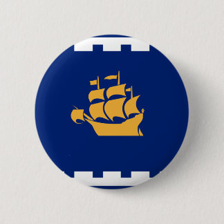 Quebec City flag 6 Cm Round Badge