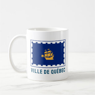 Quebec City Flag Coffee Mug