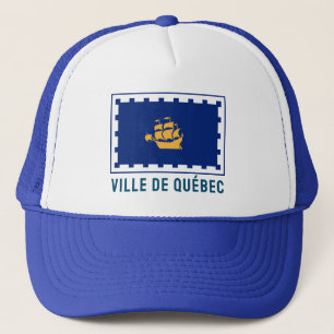 Quebec City Flag Trucker Hat