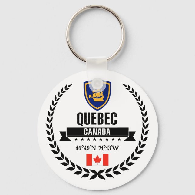 Quebec City Key Ring (Front)