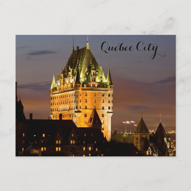 QUEBEC CITY POSTCARD (Front)