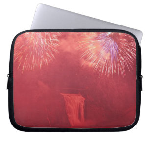 Quebec City, Quebec, Canada. Fireworks at Parc Laptop Sleeve