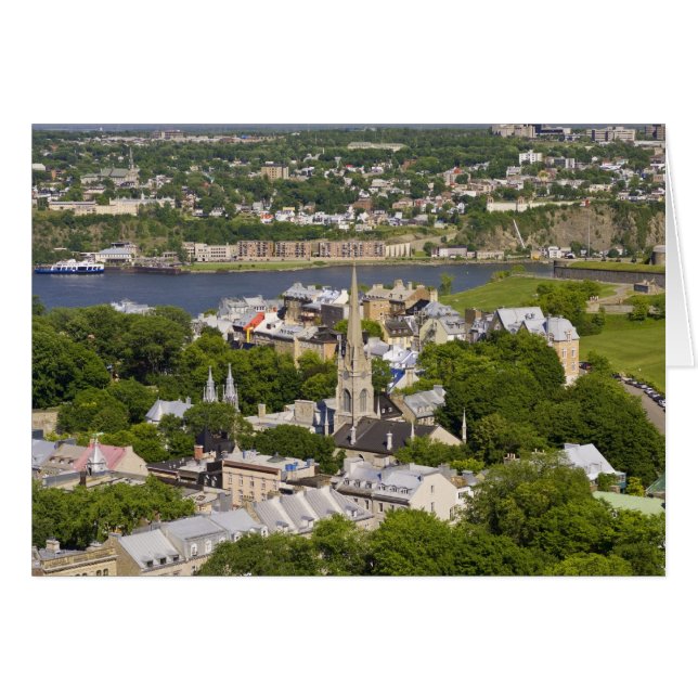Quebec City, Quebec, Canada. Looking down on the (Front Horizontal)