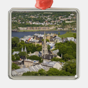 Quebec City, Quebec, Canada. Looking down on the Metal Ornament