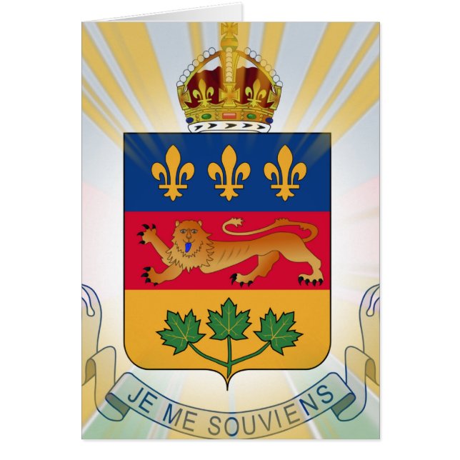 Quebec Coat of Arms (Front)
