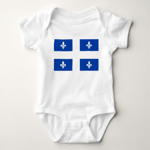 Quebec Flag Baby Bodysuit