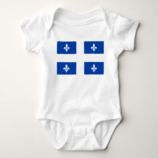 Quebec Flag Baby Bodysuit (Front)