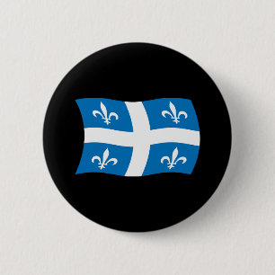 Quebec Flag Button