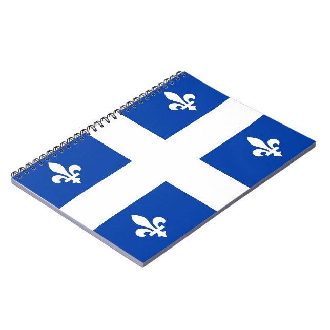Quebec Flag Notebook (Left Side)