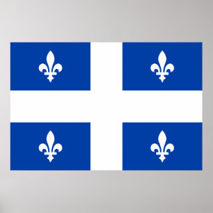 Quebec Flag Poster