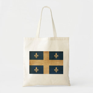 Quebec Flag Tote Bag
