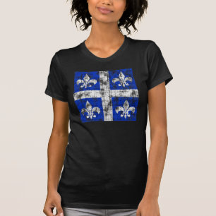 Quebec Fleur-de-lis Women's Dark Shirt