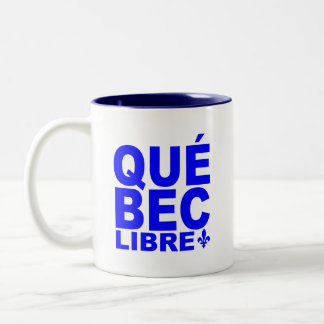 Quebec Free! Two-Tone Coffee Mug
