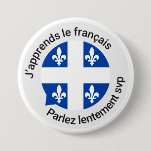 Quebec French beginner button