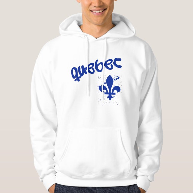 Quebec Graffiti Hoodie (Front)