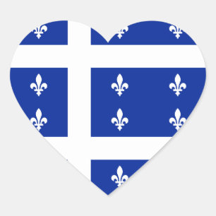 quebec heart sticker