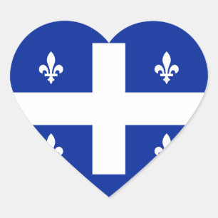 quebec heart sticker