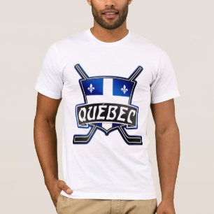 Quebec Hockey Logo T-Shirt with Name & Number