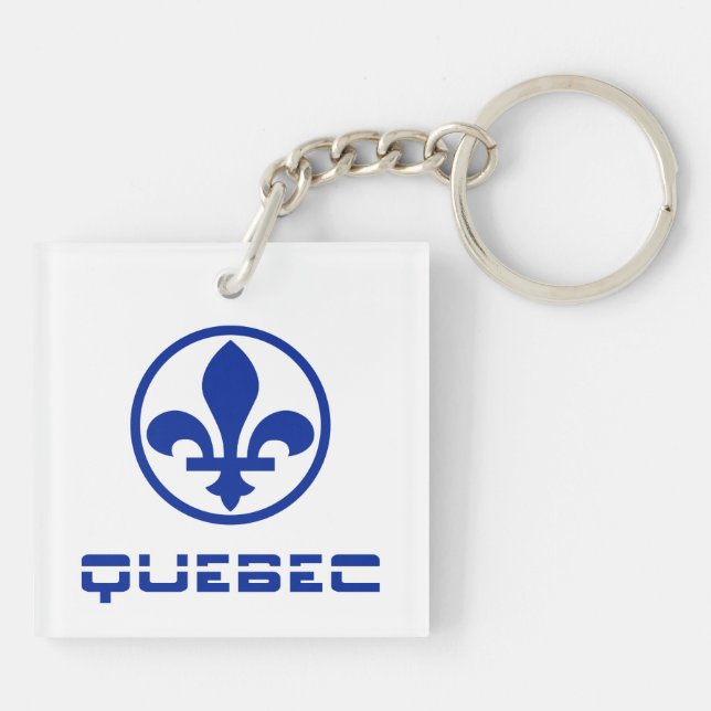 Quebec Key Ring (Back)