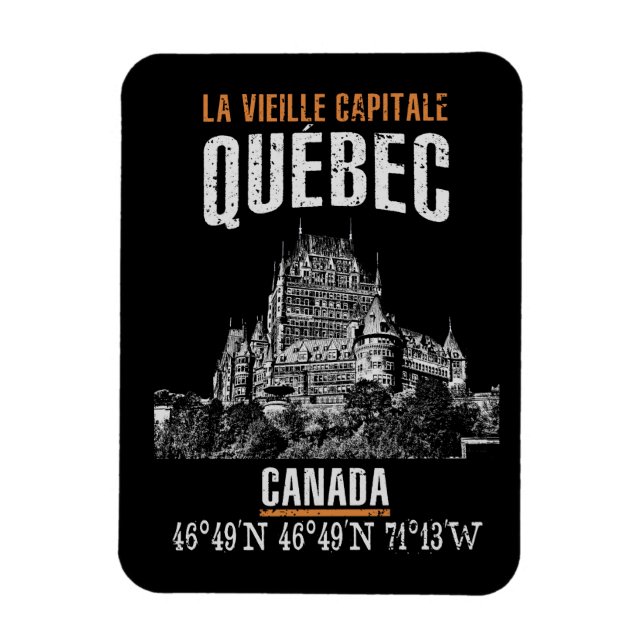 Québec Magnet (Vertical)