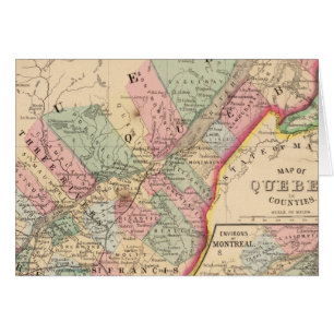 Quebec Map by Mitchell