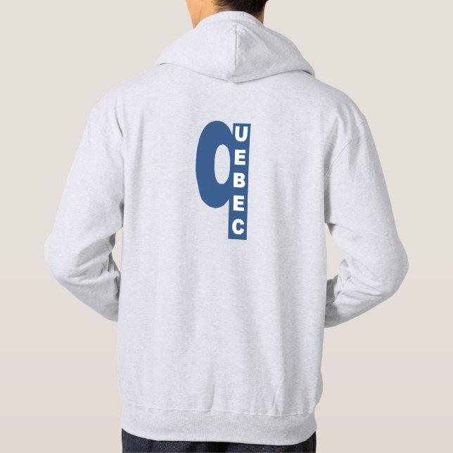 QUEBEC Men's Cashing Sweat Hoodie (Back)