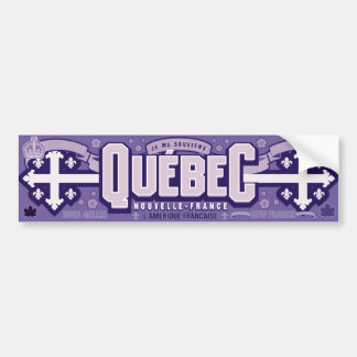 Québec. Nouvelle-France Bumper Sticker
