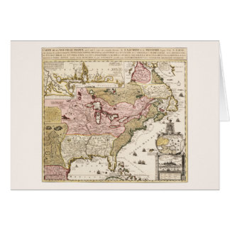 Quebec/Nouvelle-France mediaeval french map Americ