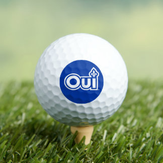 Quebec OUI Golf Balls