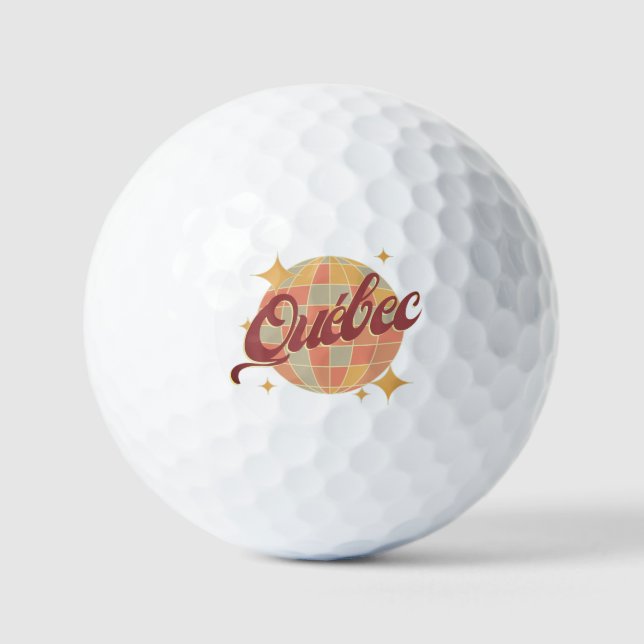 Québec Quebec Canada accessory golfing golfer  Golf Balls (Front)