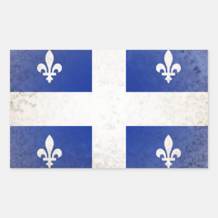 Quebec Rectangular Sticker