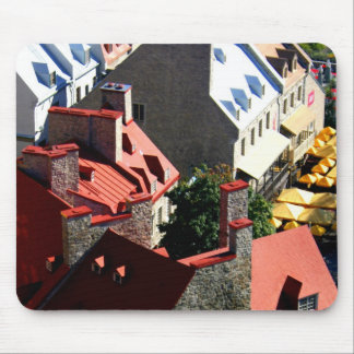 Quebec Roofs Mouse Pad