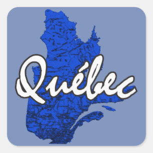 Quebec Square Sticker