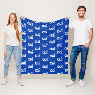 QUEBEC YES FLEECE BLANKET