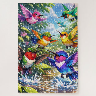 Quebra-Cabeça (Puzzle) Festa na Chuva Jigsaw Puzzle