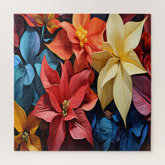 Quebra-Cabeça (Puzzle) Flores Natalinas Jigsaw Puzzle