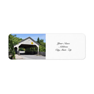 Quechee Gorge Covered Bridge - Address Label Return Address Label