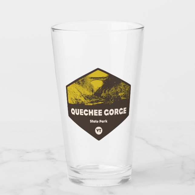 Quechee Gorge State Park Vermont Glass (Front)