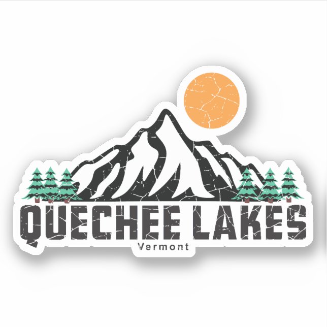 Quechee Lakes Sunset T-Shirt (Front)