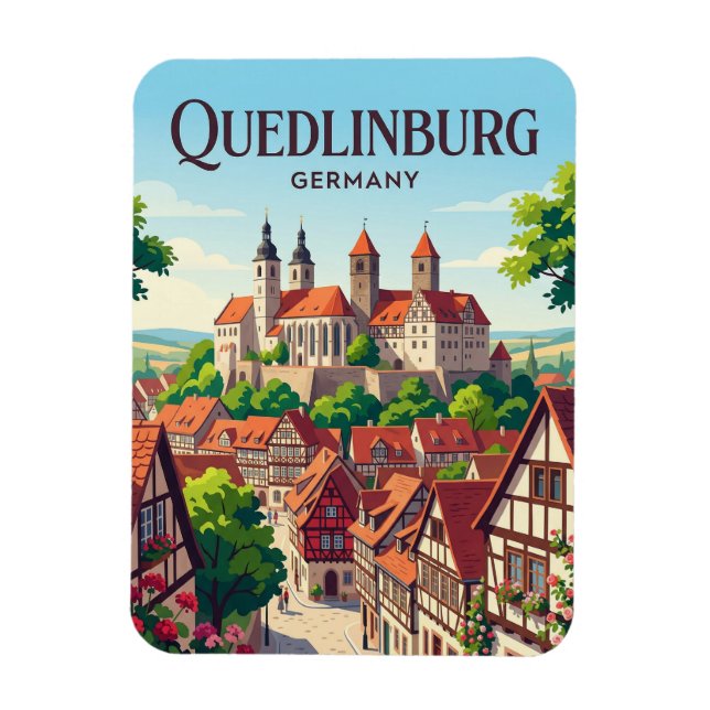Quedlinburg Germany Magnet (Vertical)