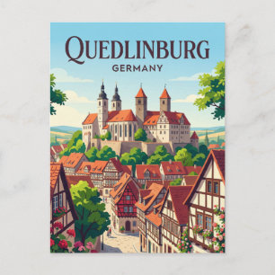 Quedlinburg Germany Postcard