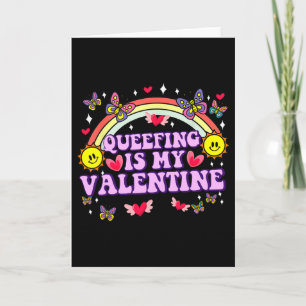 Queefing Is My Valentine Funny Emrring Adult Humou Card