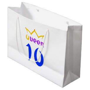 Queen 10 large gift bag
