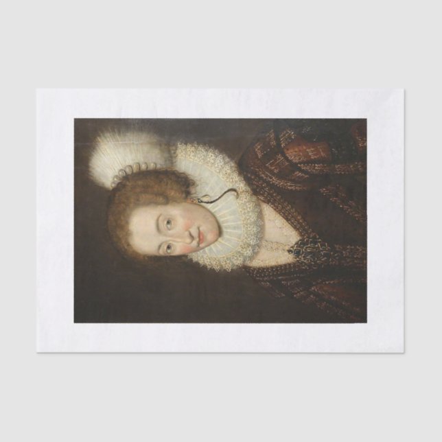 Queen 2 decoupage tissue paper (Front)