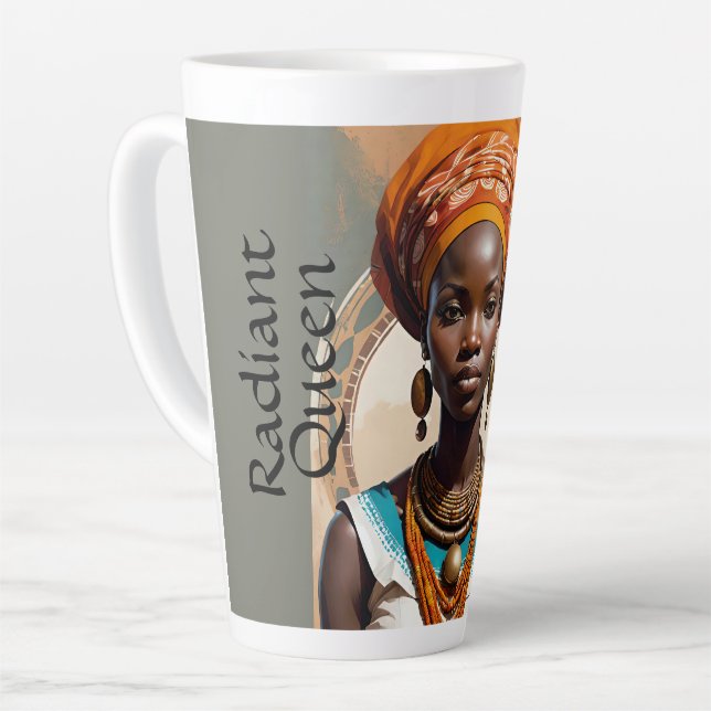 Queen 3 Latte Mug (Left Angle)