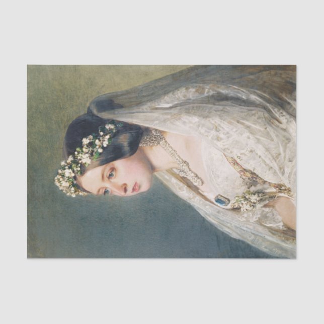 Queen 4 decoupage tissue paper (Front)