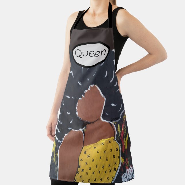 Queen African American lady Apron (Insitu)