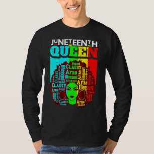Queen Afro Melanin Black Girl Magic T-Shirt