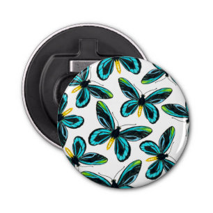 Queen Alexandra' s birdwing butterfly pattern Bottle Opener