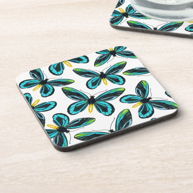 Queen Alexandra' s birdwing butterfly pattern Coaster (Left Side)